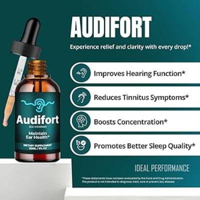 Audifort supplement advantages for ear health and clarity